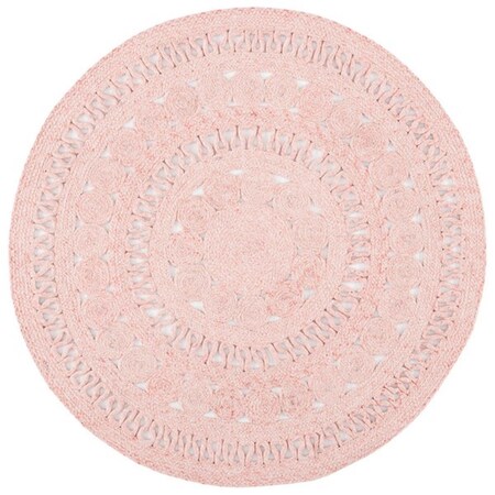Safavieh 5 x 5 ft. Cape Cod Round Area Rug, Pink CAP222U-5R